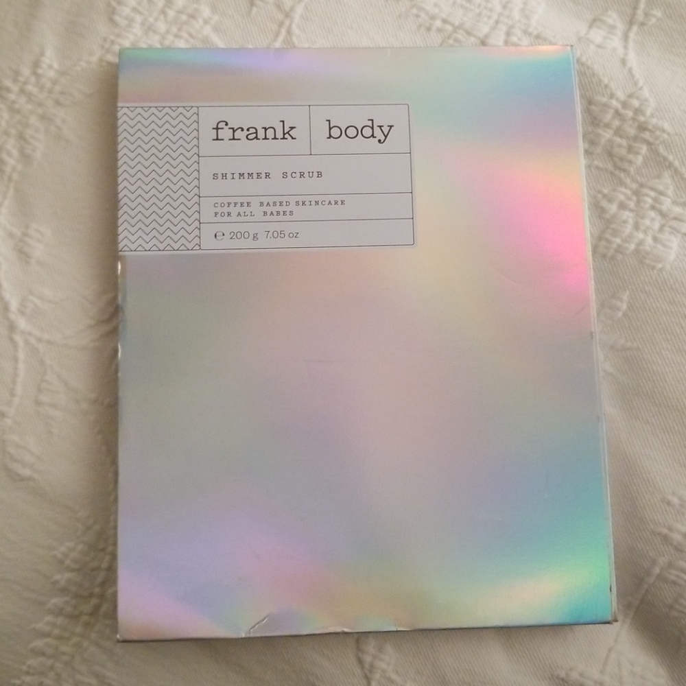 Frank body Shimmer scrub